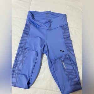 NEVER WORN PIXIE BLUE PUMA WORKOUT PANTS HIGH WAISTED